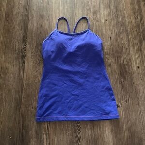 Purple Spaghetti Strap Tank Top